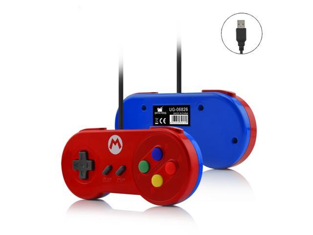 Moreel Vochtigheid nog een keer CORN Super Mario/Kirby For Nintendo SNES USB Controller Gaming Joystick  Gamepads For Windows PC/ MAC/Laptop - White - Newegg.com
