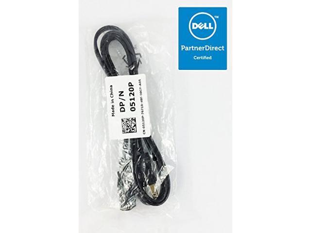 Dell 3-Prong Computer Power Supply Cord For Computers, & Monitors -  Standard US Outlet 