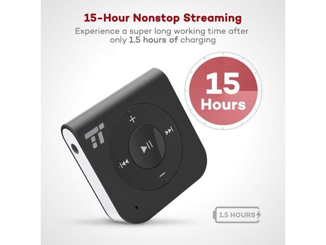CVC Noise Cancelling for Home Stereo Music Hands-Free Calling TaoTronics Bluetooth Car Kit Bluetooth Receiver 5.0 A2DP
