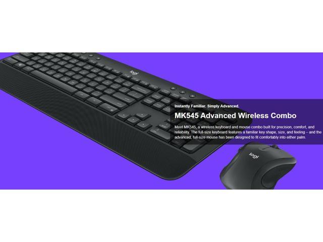 Logitech Wireless and Mouse Combo-Black Keyboards - Newegg.com