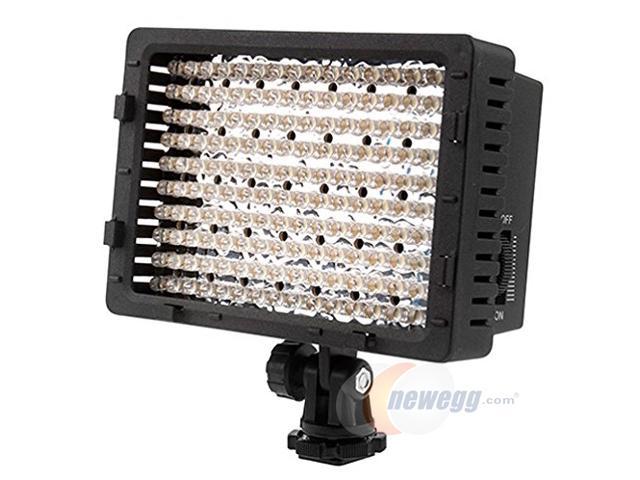 NEEWER 160 LED CN-160 Dimmable Ultra High Power Digital Camera/Camcorder Video LED Light for Canon, Nikon, Pentax, Panasonic, SONY, Samsung and Olympus Digital SLR Cameras Camera Flashes Newegg.com