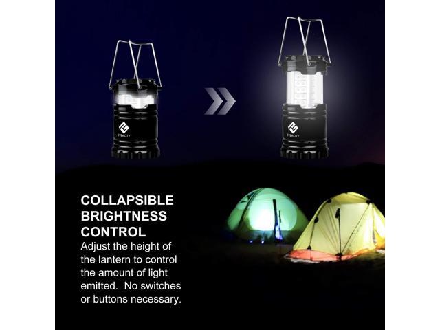 Etekcity CL10 Portable Outdoor LED Camping Lantern with 12 AA Batteries 4 Count for sale online 