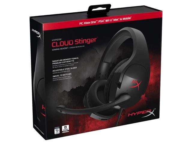  HyperX Cloud Stinger – Gaming Headset, Lightweight, Comfortable  Memory Foam, Swivel to Mute Noise-Cancellation Mic, Works on PC, PS4, PS5,  Xbox One/Series X