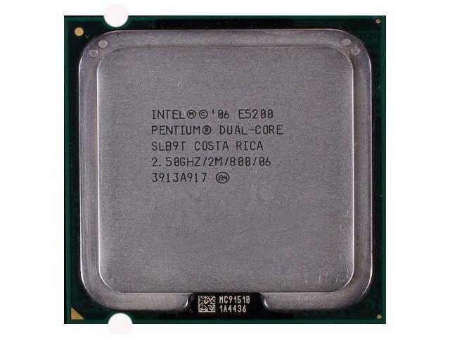 Houden Pornografie Bemiddelaar Refurbished: Intel Pentium Dual-Core Processor E5200 2.5GHz 2M L2 Cache  800MHz FSB LGA775 desktop CPU - Newegg.com