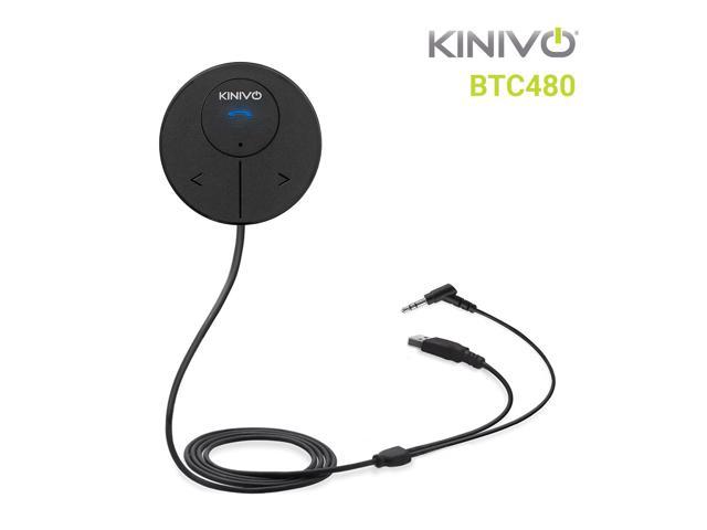 invoer pack moe Kinivo BTC480 Bluetooth Hands-Free Car Kit for Cars with Aux Input Jack  (3.5 mm) -with Magnetic Mount, Dual Port USB Charger and Multi-Point  Connectivity - Newegg.com