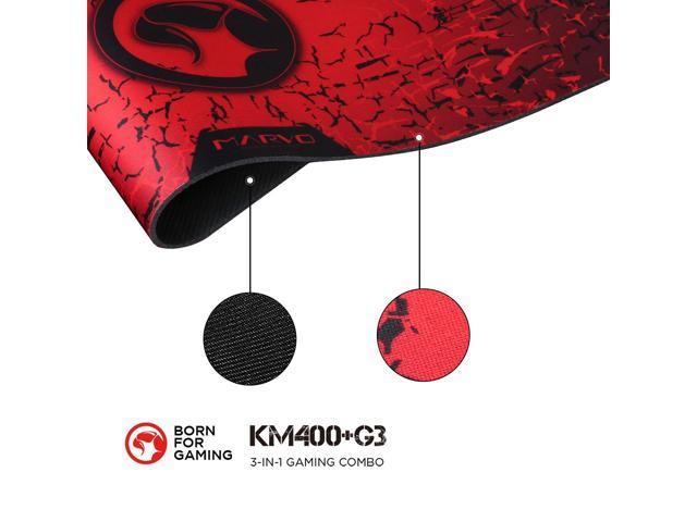 Kit Marvo Teclado Y Mouse Gaming Km400+g3 Combo 