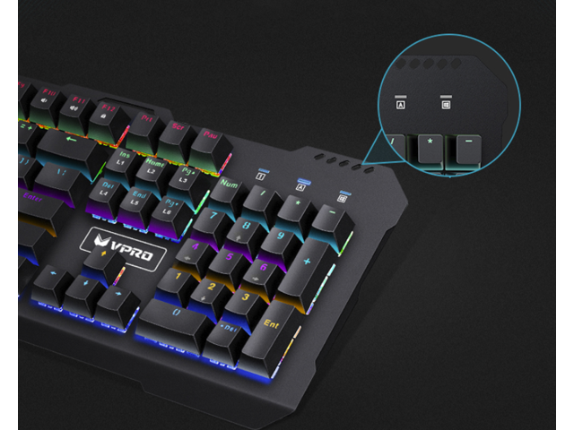 rapoo v560 backlit mechanical gaming keyboard