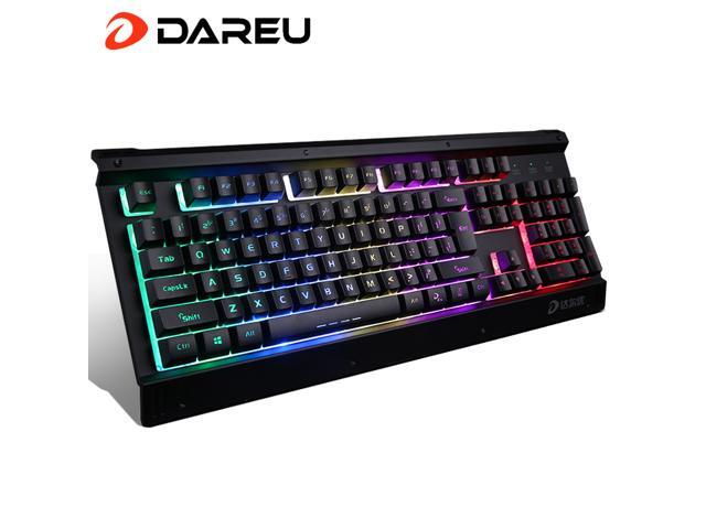 Dare u LK145 19 Non conflicting Keys Ergonomic Design Cool Backlit LED Light Anti splash USB 