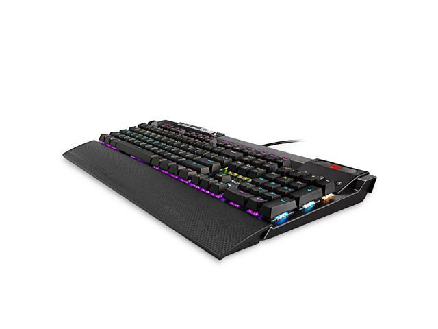 Onboard Macro Recording Blue Switches Redragon K563 Surya RGB LED Backlit Mechanical Gaming Keyboard 104 Keys Anti-ghosting Macro Keys /& Wrist Rest