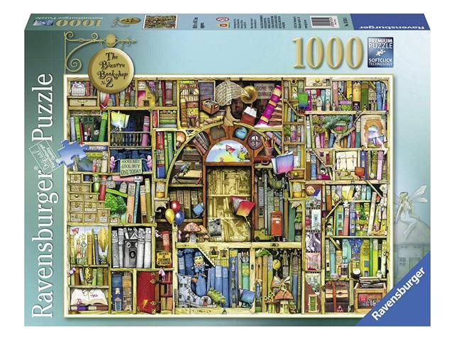1000 Pieces Jigsaw Puzzles for Adults Bizarre Bookshelf 1000 Piece Puzzle Home 