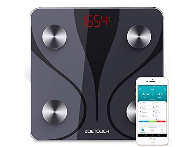 ANDROID 180KG BATHROOM BLUETOOTH GLASS SCALES BMI BODY FAT MONITOR WEIGHING IOS 