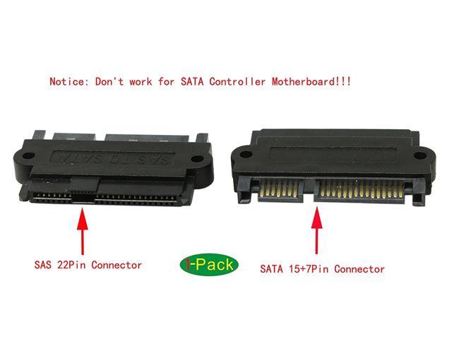 CORN SAS 22 Pin to 7 Pin + 15 Pin SATA Hard Drive Raid Adapter with 15 Pin Power Port - Newegg.com