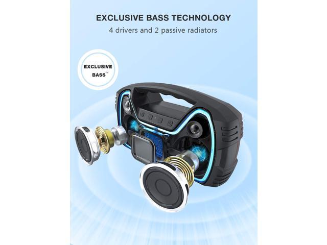 aomais 25w bluetooth speakers