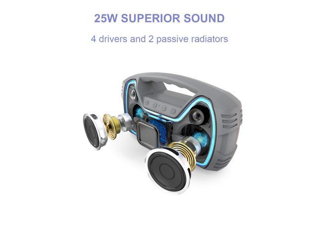 AOMAIS 25W Bluetooth Speakers with HD Stereo Sound & Deep Bass