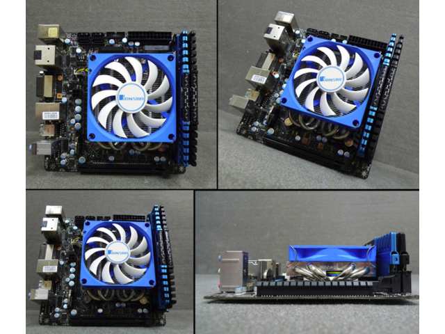 Jonsbo HP-400 CPU Cooling Fan HTPC Case All-In-One PC 4 Heat Pipes Radiator Fans 
