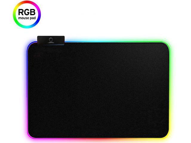 RGB Colorful LED Lighting Gaming Mouse Pad Mat for PC Laptop~<d 