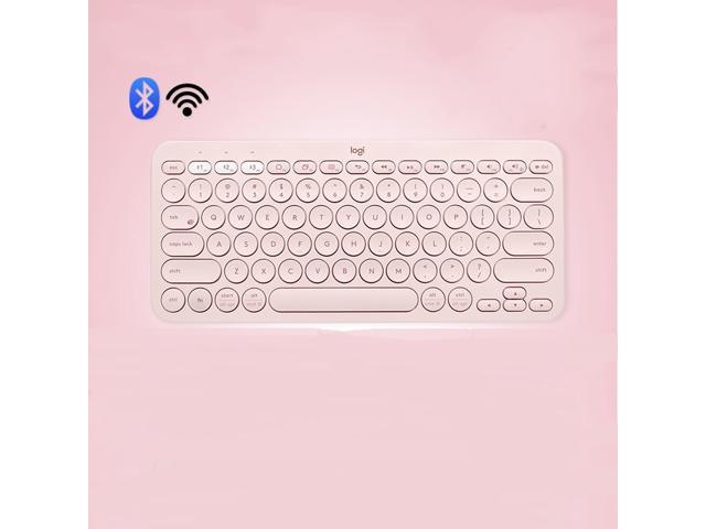 Logitech K380 9 Pink Bluetooth Wireless Mini Keyboard Newegg Com