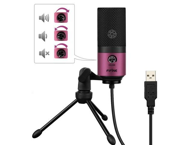 Fifine Usb Podcast Condenser Microphone Recording On Laptop, No Need Sound  Card Interface and Phantom Power.(K669)