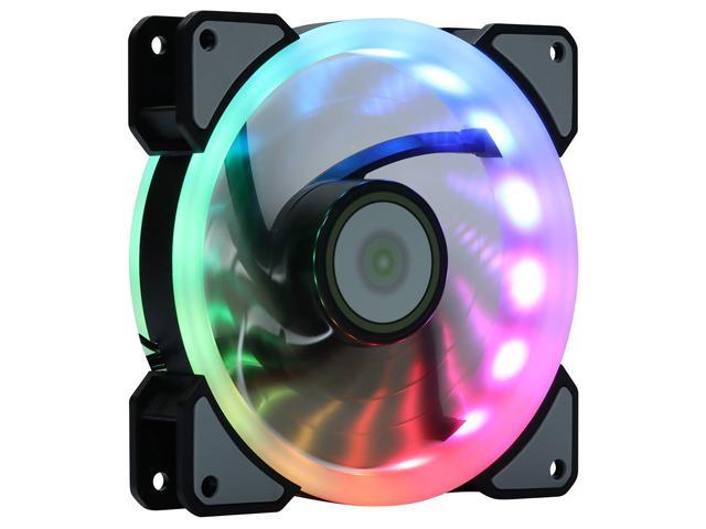 LEDdess Rainbow RGB LED 120mm Case Fan PC Cases, CPU Coolers, Radiators System (Single Rainbow 3pcs Fans Kit and Fans kit Extension Accessories, A Series) - Newegg.com
