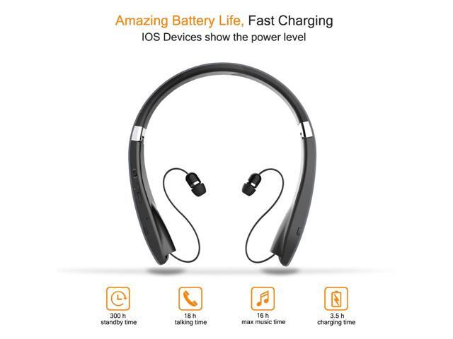 Foldable Bluetooth Headset, Beartwo 