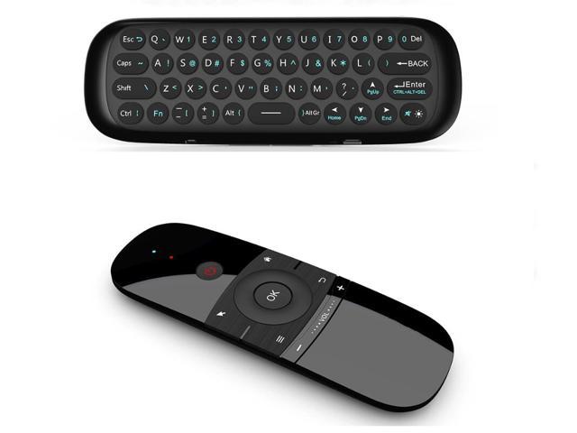 W1 Keyboard Mouse Wireless 2.4G Fly Air Mouse Dual Side IR Remote Control USB 