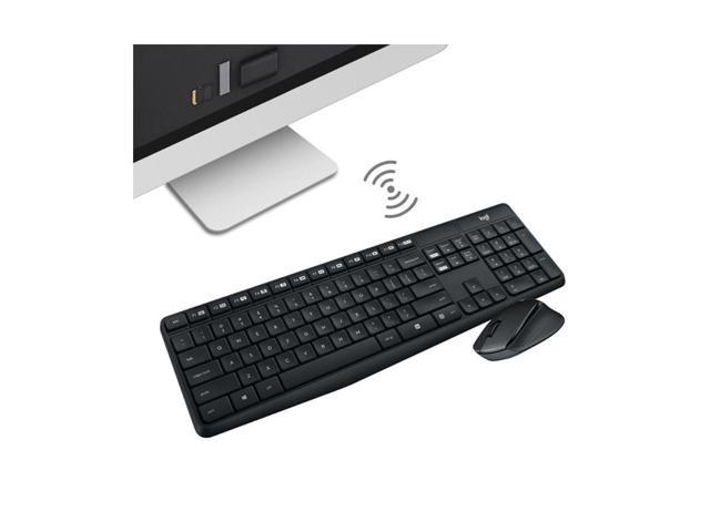 Logitech MK315 2.4 GHz Wireless Keyboard and Mouse Combo - Black 