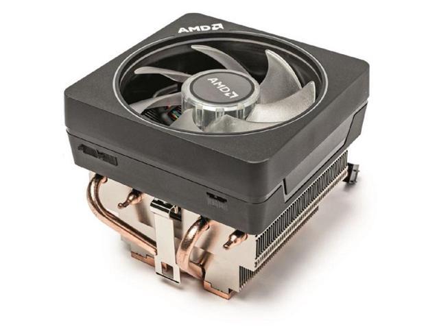 AMD Wraith Prism RGB LED Lighting Socket AM4 4-Pin Connector CPU Cooler  with Copper Core Base & Aluminum Heatsink & 4.13-Inch Fan