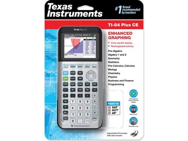 Daar Ongewijzigd Verdikken Texas Instruments TI-84 Plus CE Graphing Calculator, Gray - Newegg.com