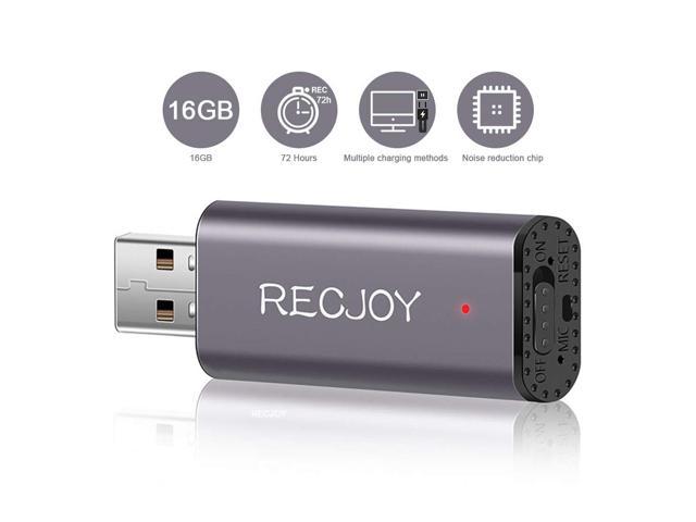 Aomago A21 16GB Digital Voice Recorder Minimalism USB C Recorder for Lectures Meetings