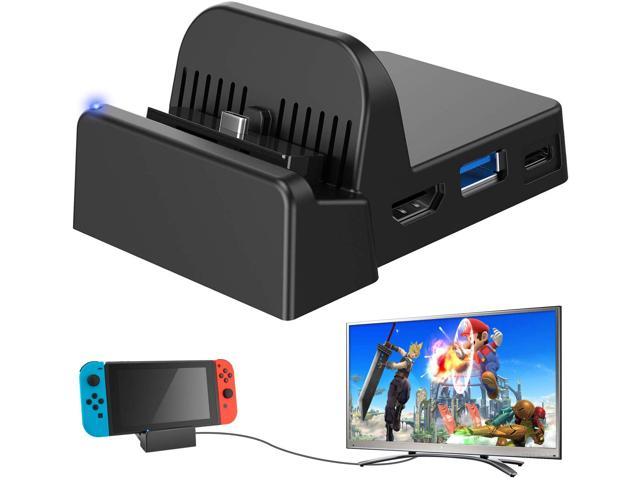 damp Due Bliv klar CORN Nintendo Switch Dock, Mini Portable Switch Docking Station HDMI TV  Adapter Switch Charger Dock Set Ideal Replacement for Official Nintendo  Switch Dock (Upgraded System) Nintendo Switch Accessories - Newegg.com