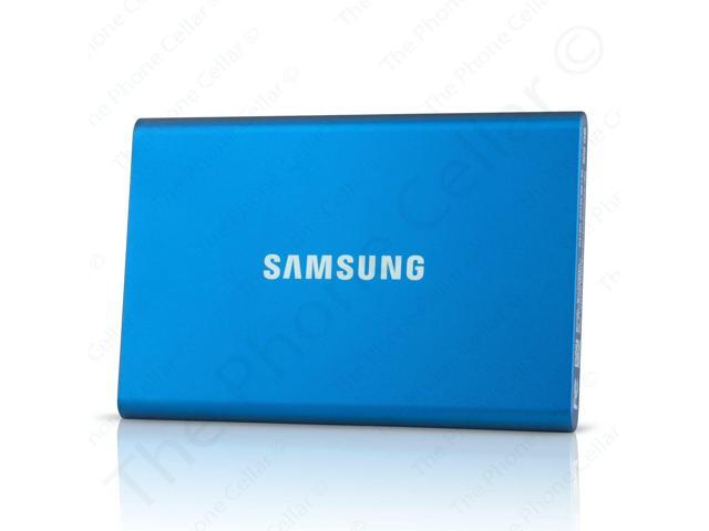 Samsung T7 Portable SSD MU-PC500H 500GB USB 3.2 2nd-Gen. External Storage Blue