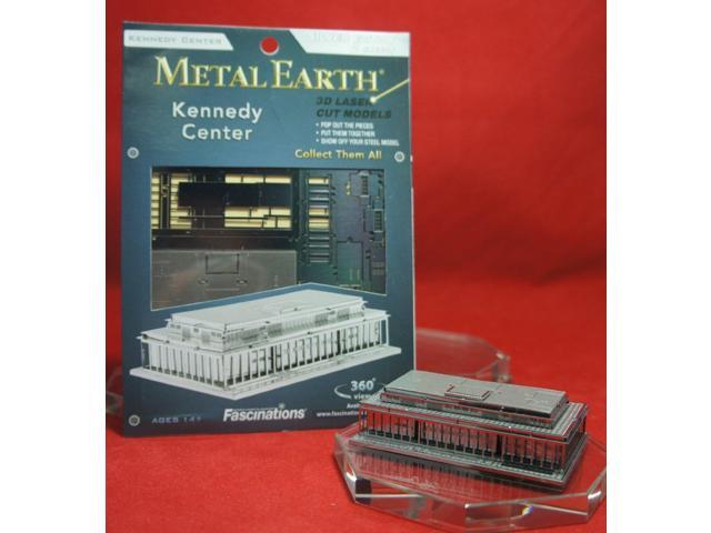 Fascinations Metal Earth Laser Cut Steel Model Kit Washington DC Kennedy Center 