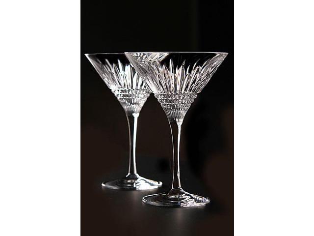 waterford diamond line martini glasses