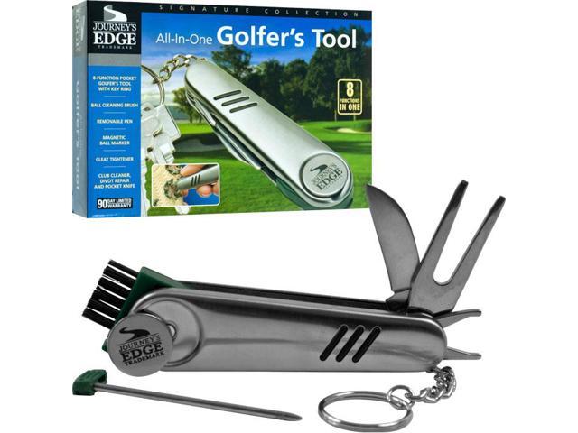 Journeys Edge All-In-One Stainless Steel Golfers Tool
