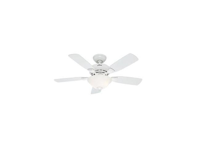 52080 Caraway 44 In Traditional Snow White Indoor Ceiling Fan With 2 Lights Newegg Com