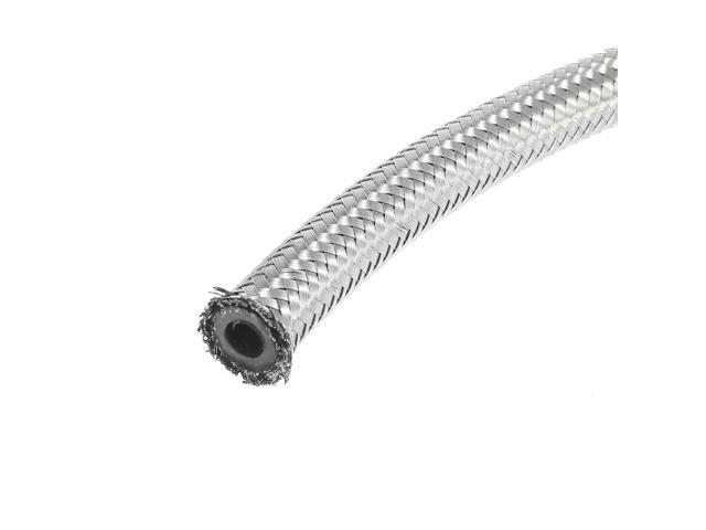 X AUTOHAUX 15 Ft 12AN Fuel Hose AN12 3/4 Universal Braided Stainless Steel CPE Oil Fuel Gas Line Hose X AUTOHAUX 15 Ft 12AN Fuel Hose AN12 3/4 Universal Braided Stainless Steel CPE Oil Fuel Gas Line Hose