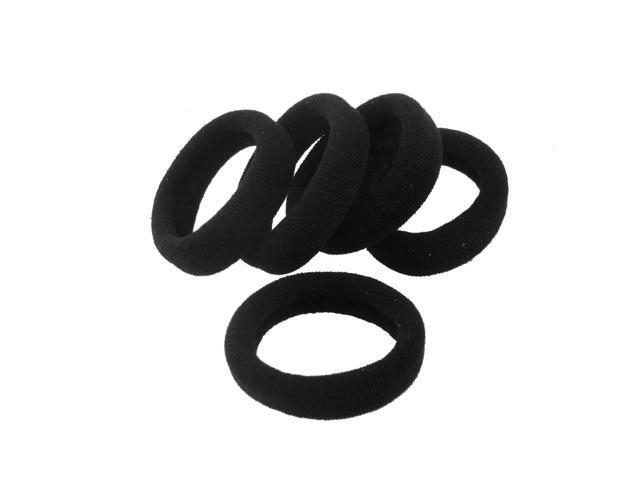 Unique Bargains5pcs Stretch Band Ponytail Holder Hair Tie Holders