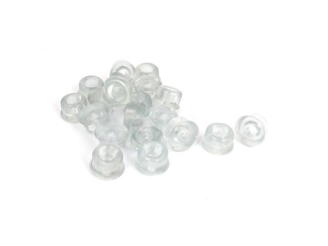 20 Pcs 22mm Dia Cone Shaped Bumper Furniture Feet Rubber