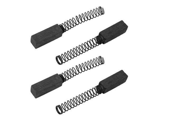 2 Pairs Replacement Carbon Brushes 4mm X 4mm X 13mm For Generic Electric Motor