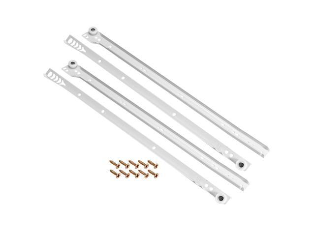 2 Pair 18 Keyboard Slide Glide Roller Wheel Cabinet Drawer