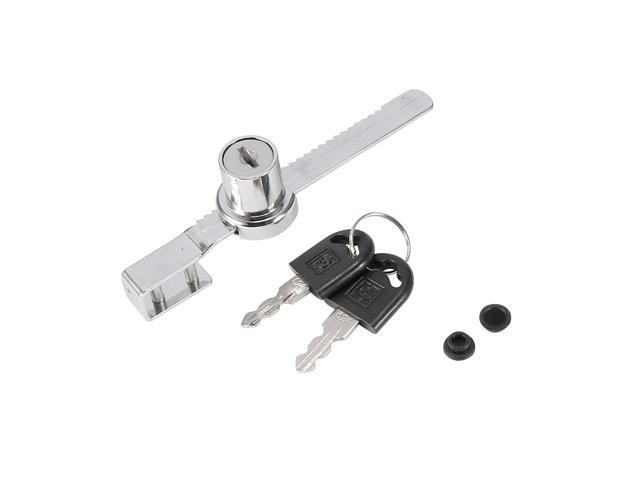Home Shop 4 7 Long Metal Sliding Glass Cabinet Door Lock 2 Keys