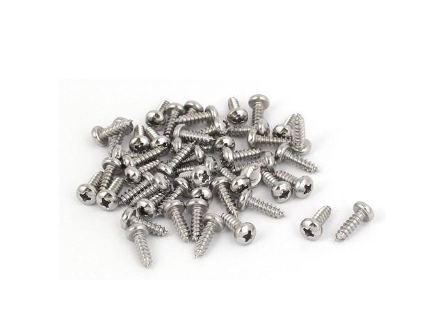 10 x Screws Self Tapping 1.2mm x 4mm Pan Head 304 Stainless Steel 