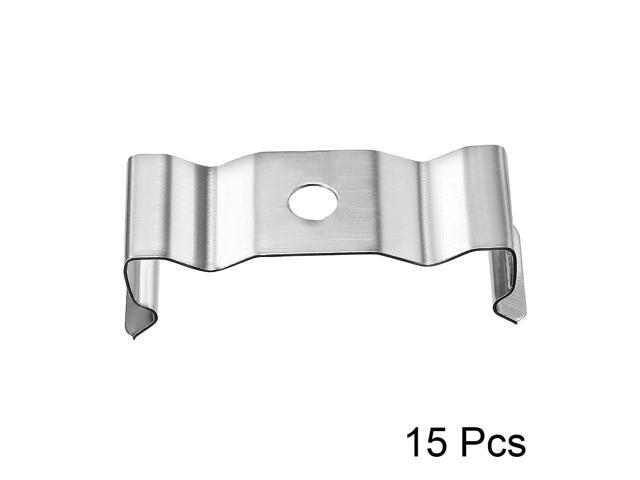 15 Pcs T8 LED Light Bulbs U Clips Holder Fluorescent Tube Lamp Bracket