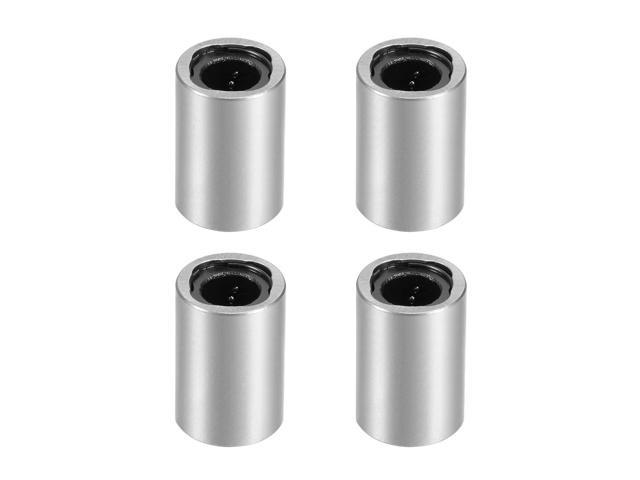 12mm OD uxcell LMK6UU Square Flange Linear Ball Bearings 19mm Length 6mm Bore Dia Pack of 2