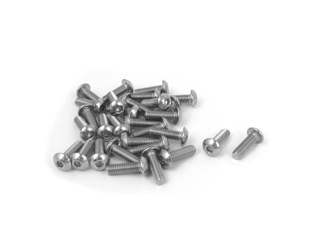 10x Stainless Steel Knurled Countersunk Pan Head Hex Key Bolts M8x20mm 10x Stainless Steel Knurled Countersunk Pan Head Hex Key Bolts M8x20mm