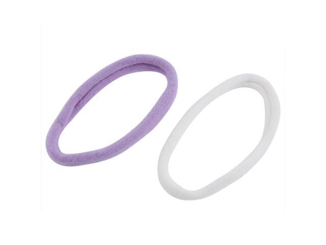 Global Bargains Nylon String Coated Elastic Hair Ties Bands