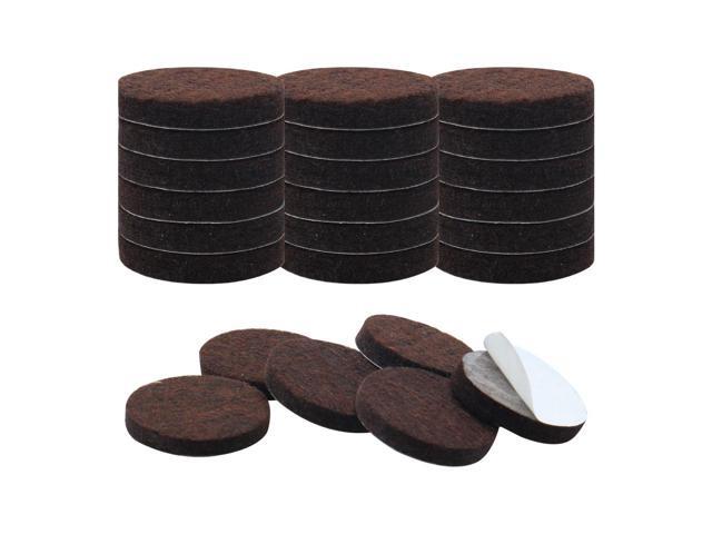 Felt Furniture Feet Pads Round 1 3 8 Dia Self Adhesive Floor