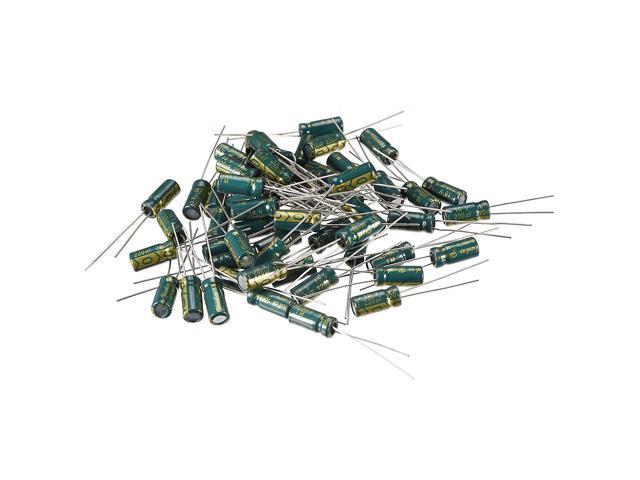 Aluminum Radial Electrolytic Capacitor Low ESR Green with 220uF 10V 105 ...