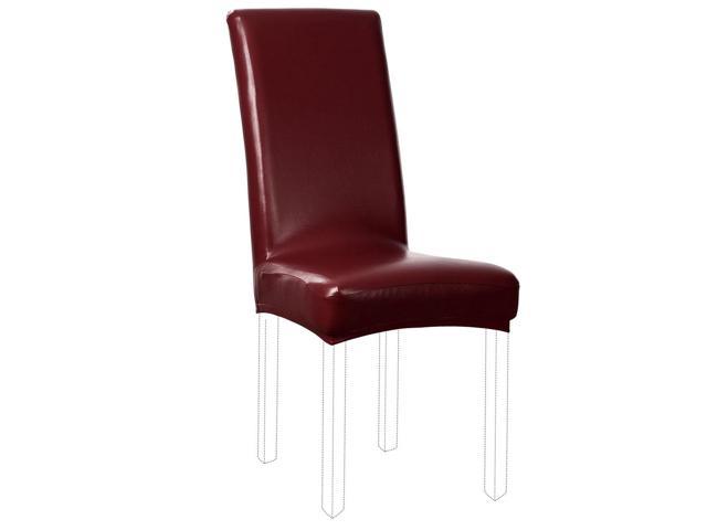 burgundy chair covers