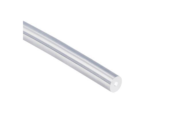 4mm ID x 7mm OD 3.3ft Rubber Tube White Silicone Tubing 